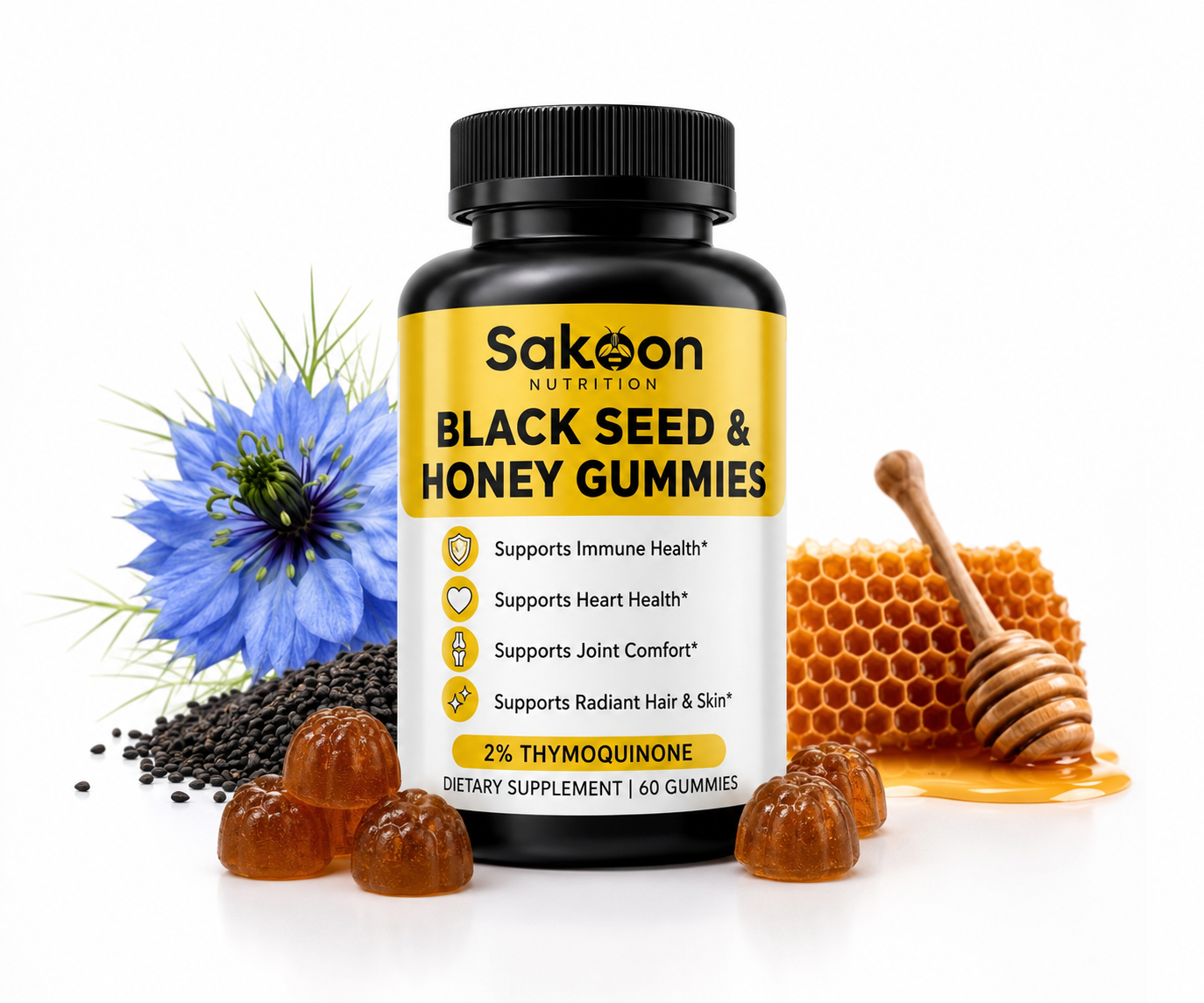 Black Seed Oil & Honey Gummies